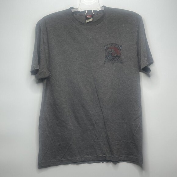 Vintage Quicksilver Shirt The Big Wave At Kaganawa Mens Large Skate Y2K - Picture 1 of 8